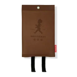 Solstickan Design Solstickan fire blanket leather 120x120 cm, Dark leather BrownBlack