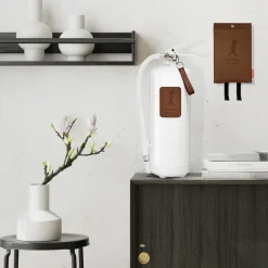 Solstickan Design Solstickan fire extinguisher 6 kg, White-dark leather Brown Outlet