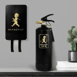 Solstickan Design Solstickan fire extinguisher 2 kg, Black-gold BlackGold-coloured