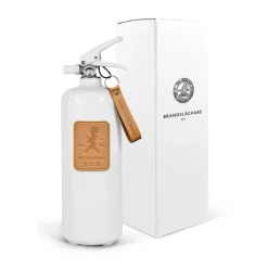 Solstickan Design Solstickan fire extinguisher 2 kg, Light-brown leather WhiteBrown