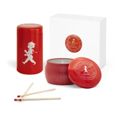Solstickan Design Solstickan gift box scented candles + matchstick tube, -scented candle cinnamon & orange Red Best