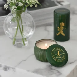 Solstickan Design Solstickan gift box scented candles + matchstick tube, -scented candle pine forest Green