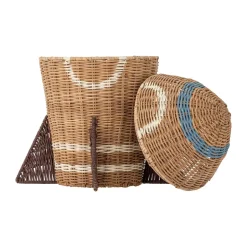 Bloomingville Space rattan basket with lid 31x35 cm, Natural Brown Clearance