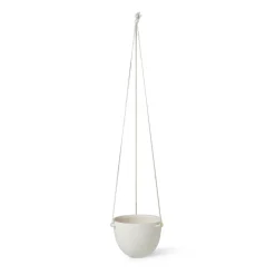 Ferm Living Speckle hanging flower pot Ø20.5 cm, Off-white BeigeWhite