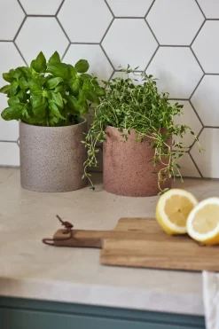 Scandi Living Speckled pot Ø12 cm, Rust Brown Clearance
