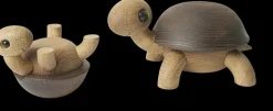 Spring Copenhagen Speedy turtle decoration 4 cm, Oak-ash Beige Online