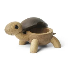 Spring Copenhagen Speedy turtle decoration 4 cm, Oak-ash Beige Online