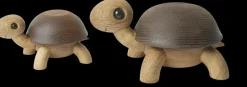 Spring Copenhagen Speedy turtle decoration 4 cm, Oak-ash Beige Online