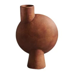 101 Copenhagen Sphere Bubl vase Midi, Terracotta Orange New