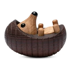 Spring Copenhagen Spike hedgehog decoration 4 cm, Thermo ash Brown Best