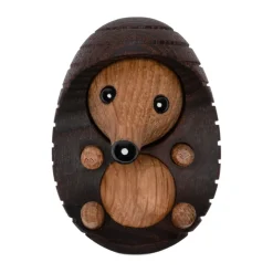 Spring Copenhagen Spike hedgehog decoration 4 cm, Thermo ash Brown Best