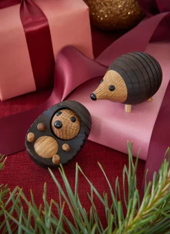 Spring Copenhagen Spike hedgehog decoration 4 cm, Thermo ash Brown Best