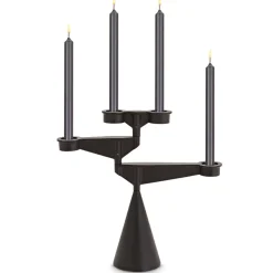 Tom Dixon Spin candle holder mini, Black Online