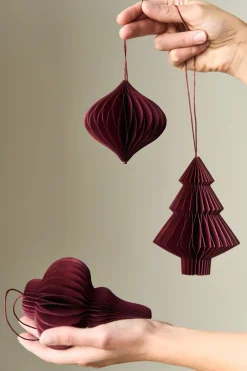 Scandi Living Spira baubles 4-pack, Red Best