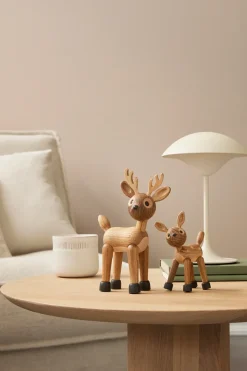 Spring Copenhagen Spot deer baby decoration, Oak-Maple Brown
