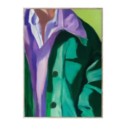 Paper Collective Spring Jacket poster, 50x70 cm GreenPurple New