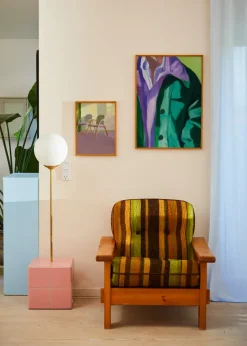 Paper Collective Spring Jacket poster, 70x100 cm GreenPurple New