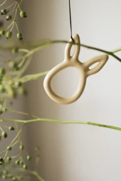 DBKD Sprinkle rabbit Easter ornament 8 cm, Shiny Yellow Discount