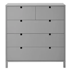 1898 Square dresser 2+3 drawers, Grey Best