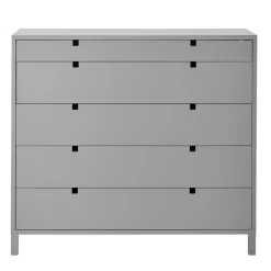 1898 Square dresser 5 drawers, Grey Sale