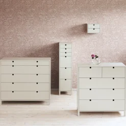1898 Square dresser 2+3 drawers, Sand Beige Clearance