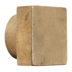 Ferm Living Square hook large, Casted brass Gold-coloured