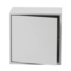 Muuto Stacked 2.0 shelving with door, medium, light Grey Outlet