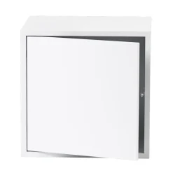 Muuto Stacked 2.0 shelving with door, medium, White Outlet