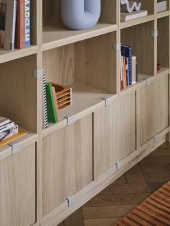 Muuto Stacked storage system Bookcase Configuration 1, Brown Green BrownGreen Outlet