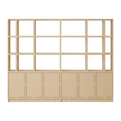 Muuto Stacked storage system office configuration 2, Oak Beige Outlet