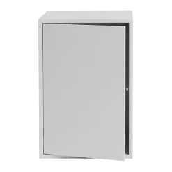 Muuto Stacked storage system with door large, Grey Hot