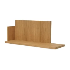 Ferm Living Stagger shelf low, Oiled Oak Brown Discount