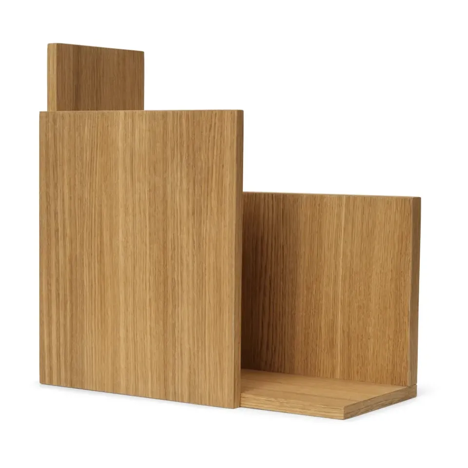 Ferm Living Stagger shelf square, Oiled Oak Brown Sale