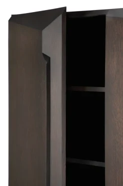 Ethnicraft Stairs cabinet, lacquered oak-2 doors, 100x150 cm Brown Best