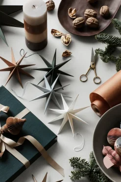 Broste Copenhagen Star paper star Ø15 cm, Indian tan Brown Hot