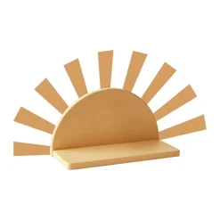 Kid's Concept Star shelf circle incl stickers, Mustard Yellow Clearance