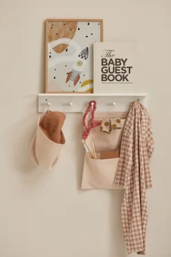 Kid's Concept Star shelf with hooks, White Outlet