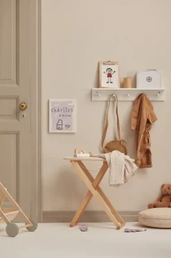 Kid's Concept Star shelf with hooks, White Outlet