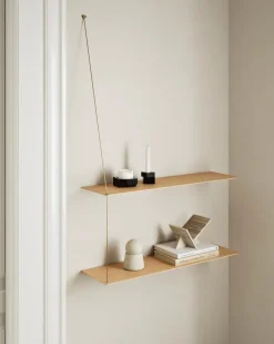 Woud Stedge wall shelf 80 cm, Oak Beige Discount