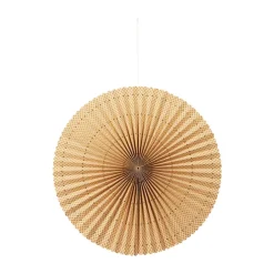 Broste Copenhagen Stella rosette advent star L Ø60 cm, Harvest gold-natural Gold-coloured New