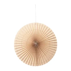 Broste Copenhagen Stella rosette advent star L Ø60 cm, Natural-pompeian red Beige Sale