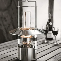 Stelton ship´s lantern, 43 cm Silver-coloured Outlet