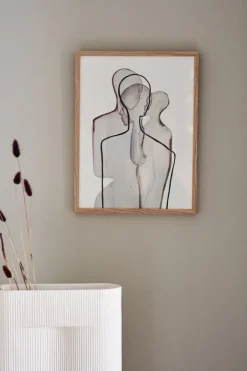 Scandi Essentials Stensö frame oak, 30x40 cm Brown