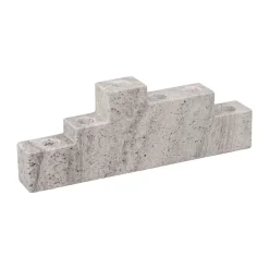 Mette Ditmer Step six candlestick, Chalk Grey New