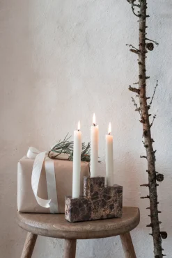 Mette Ditmer Step Trio candle holder, Brown Best