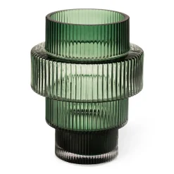 POLSPOTTEN Steps tealight holder 12 cm, Dark Green Best