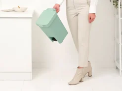 Brabantia StepUp pedal bin 10 L, Jade Green New