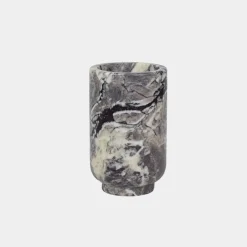 Olsson & Jensen Stevie vase Ø12.5x20.5 cm, Gray marble Grey