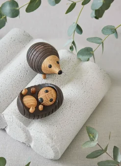 Spring Copenhagen Stick hedgehog decoration 4.5 cm, Thermo ash Brown