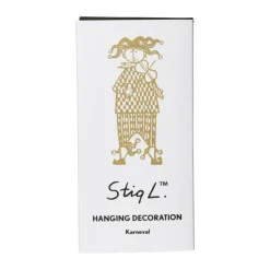 Pluto Design Stig Lindberg Karneval decoration hanger, Gold Gold-coloured Clearance